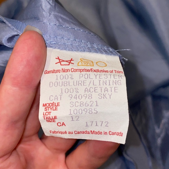 Vintage Powder Blue Maxi Skirt Randi May Collection - Picture 8 of 8